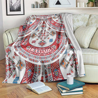 Bulgaria Folk Art Blanket with Traditional Embroidery and Floral Motifs
