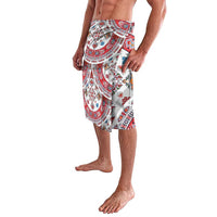 Bulgaria Folk Art Lavalava with Traditional Embroidery and Floral Motifs