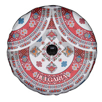 Bulgaria Folk Art Spare Tire Cover with Traditional Embroidery and Floral Motifs