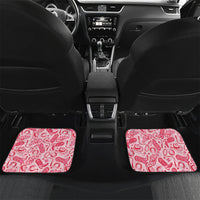 Black Cowgirl Car Mats Boots And Bling - Pink Leopard Western Diva Melanin