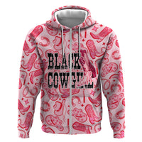 Black Cowgirl Hoodie Boots And Bling - Pink Leopard Western Diva Melanin