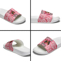 Black Cowgirl Slide Sandals Boots And Bling - Pink Leopard Western Diva Melanin
