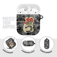 Black Cowgirl Lasso Horseshoe AirPods Case Vintage Retro Leopard Animal