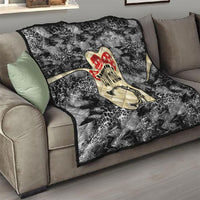 Black Cowgirl Lasso Horseshoe Quilt Vintage Retro Leopard Animal