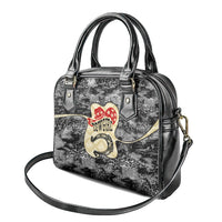 Black Cowgirl Lasso Horseshoe Shoulder Handbag Vintage Retro Leopard Animal