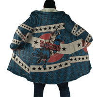 Bill Pickett Black Cowboy Cloak Western American Heritage - Grunge Stars And Stripes