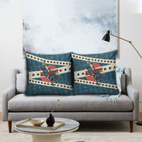 Bill Pickett Black Cowboy Pillow Cover Western American Heritage - Grunge Stars And Stripes