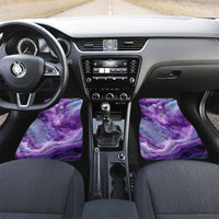 Lupus Awareness Month Car Mats Purple Ribbon Watercolor Galaxy Butterfly Floral Support Art
