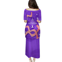 Lupus Awareness Puletasi Her Fight Is My Fight - Purple Ribbon Butterfly Wave Style