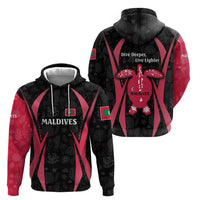 Maldives Dive Turtle Hoodie with Coral Reef Pattern and Island Spirit Slogan