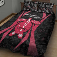 Maldives Dive Turtle Quilt Bed Set with Coral Reef Pattern and Island Spirit Slogan