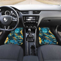 Belize Blue Hole Ocean View Car Mats with Tropical Marine Design and Flag Detail