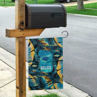 Belize Blue Hole Ocean View Garden Flag with Tropical Marine Design and Flag Detail