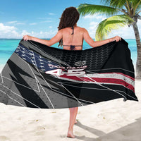 Custom American Flag Racing Sarong Dirt Bike Motocross Racewear Hexagon and Lightning - Wonder Print Shop