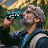 Crappie Fishing Customize Name 4 in 1 Can Cooler Tumbler Forest and Camo Background in Outdoor Fishing - Wonder Print Shop