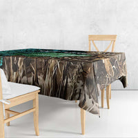 Crappie Fishing Customize Name Tablecloth Forest and Camo Background in Outdoor Fishing - Wonder Print Shop