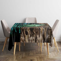 Crappie Fishing Customize Name Tablecloth Forest and Camo Background in Outdoor Fishing - Wonder Print Shop