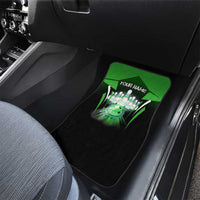 Bowling Team Design Car Mats Green Strike Graphic and Custom Name Shield Accent - Wonder Print Shop