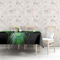 Bowling Team Design Tablecloth Green Strike Graphic and Custom Name Shield Accent - Wonder Print Shop