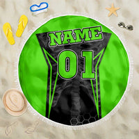 Personalized Skeleton Racing Beach Blanket Cool Bone Motorcycle Motocross Off-Road Riders Racewear - Wonder Print Shop