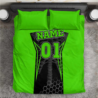 Personalized Skeleton Racing Bedding Set Cool Bone Motorcycle Motocross Off-Road Riders Racewear - Wonder Print Shop