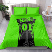 Personalized Skeleton Racing Bedding Set Cool Bone Motorcycle Motocross Off-Road Riders Racewear - Wonder Print Shop