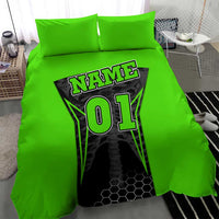 Personalized Skeleton Racing Bedding Set Cool Bone Motorcycle Motocross Off-Road Riders Racewear - Wonder Print Shop