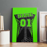 Personalized Skeleton Racing Canvas Wall Art Cool Bone Motorcycle Motocross Off-Road Riders Racewear - Wonder Print Shop