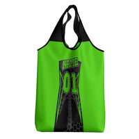 Personalized Skeleton Racing Grocery Bag Cool Bone Motorcycle Motocross Off-Road Riders Racewear - Wonder Print Shop