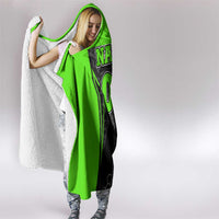 Personalized Skeleton Racing Hooded Blanket Cool Bone Motorcycle Motocross Off-Road Riders Racewear - Wonder Print Shop