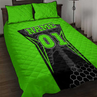 Personalized Skeleton Racing Quilt Bed Set Cool Bone Motorcycle Motocross Off-Road Riders Racewear - Wonder Print Shop