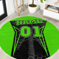 Personalized Skeleton Racing Round Carpet Cool Bone Motorcycle Motocross Off-Road Riders Racewear - Wonder Print Shop