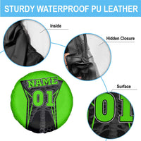Personalized Skeleton Racing Spare Tire Cover Cool Bone Motorcycle Motocross Off-Road Riders Racewear - Wonder Print Shop
