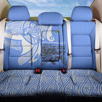North Caribbean Coast Nicaragua Back Car Seat Cover with Tribal Turtle Design and Floral Coast Pride - Wonder Print Shop