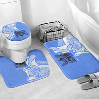 North Caribbean Coast Nicaragua Bathroom Set with Tribal Turtle Design and Floral Coast Pride - Wonder Print Shop