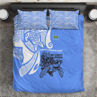 North Caribbean Coast Nicaragua Bedding Set with Tribal Turtle Design and Floral Coast Pride - Wonder Print Shop