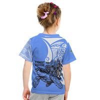 North Caribbean Coast Nicaragua Kid T Shirt with Tribal Turtle Design and Floral Coast Pride - Wonder Print Shop