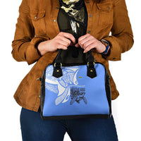 North Caribbean Coast Nicaragua Shoulder Handbag with Tribal Turtle Design and Floral Coast Pride - Wonder Print Shop