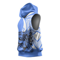 North Caribbean Coast Nicaragua Sleeveless Hoodie with Tribal Turtle Design and Floral Coast Pride - Wonder Print Shop