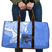 North Caribbean Coast Nicaragua Travel Bag with Tribal Turtle Design and Floral Coast Pride - Wonder Print Shop