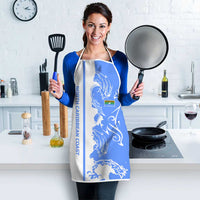 Nicaragua North Caribbean Coast Apron with Ocean Wave Pattern and Dance with the Waves - Wonder Print Shop