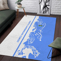 Nicaragua North Caribbean Coast Area Rug with Ocean Wave Pattern and Dance with the Waves - Wonder Print Shop