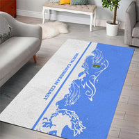 Nicaragua North Caribbean Coast Area Rug with Ocean Wave Pattern and Dance with the Waves - Wonder Print Shop