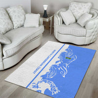 Nicaragua North Caribbean Coast Area Rug with Ocean Wave Pattern and Dance with the Waves - Wonder Print Shop