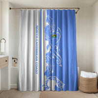 Nicaragua North Caribbean Coast Bathroom Set with Ocean Wave Pattern and Dance with the Waves - Wonder Print Shop