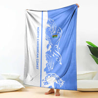 Nicaragua North Caribbean Coast Blanket with Ocean Wave Pattern and Dance with the Waves - Wonder Print Shop