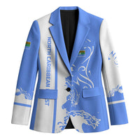 Nicaragua North Caribbean Coast Blazer with Ocean Wave Pattern and Dance with the Waves - Wonder Print Shop
