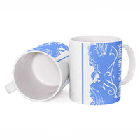 Nicaragua North Caribbean Coast Ceramic Mug with Ocean Wave Pattern and Dance with the Waves - Wonder Print Shop