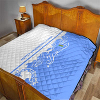 Nicaragua North Caribbean Coast Quilt with Ocean Wave Pattern and Dance with the Waves - undefined