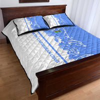 Nicaragua North Caribbean Coast Quilt Bed Set with Ocean Wave Pattern and Dance with the Waves - Wonder Print Shop